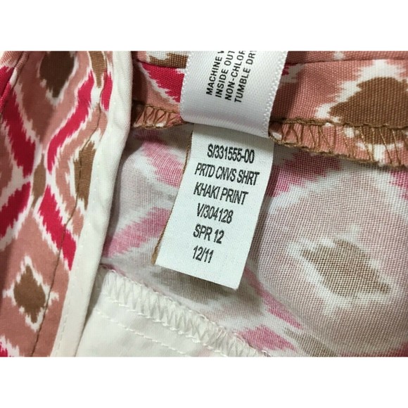 Gap Women's Size 00 Shorts Cotton Tribal Aztec Print Pink/Brown 3.5” Inseam - Picture 6 of 7